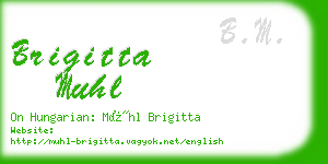 brigitta muhl business card
